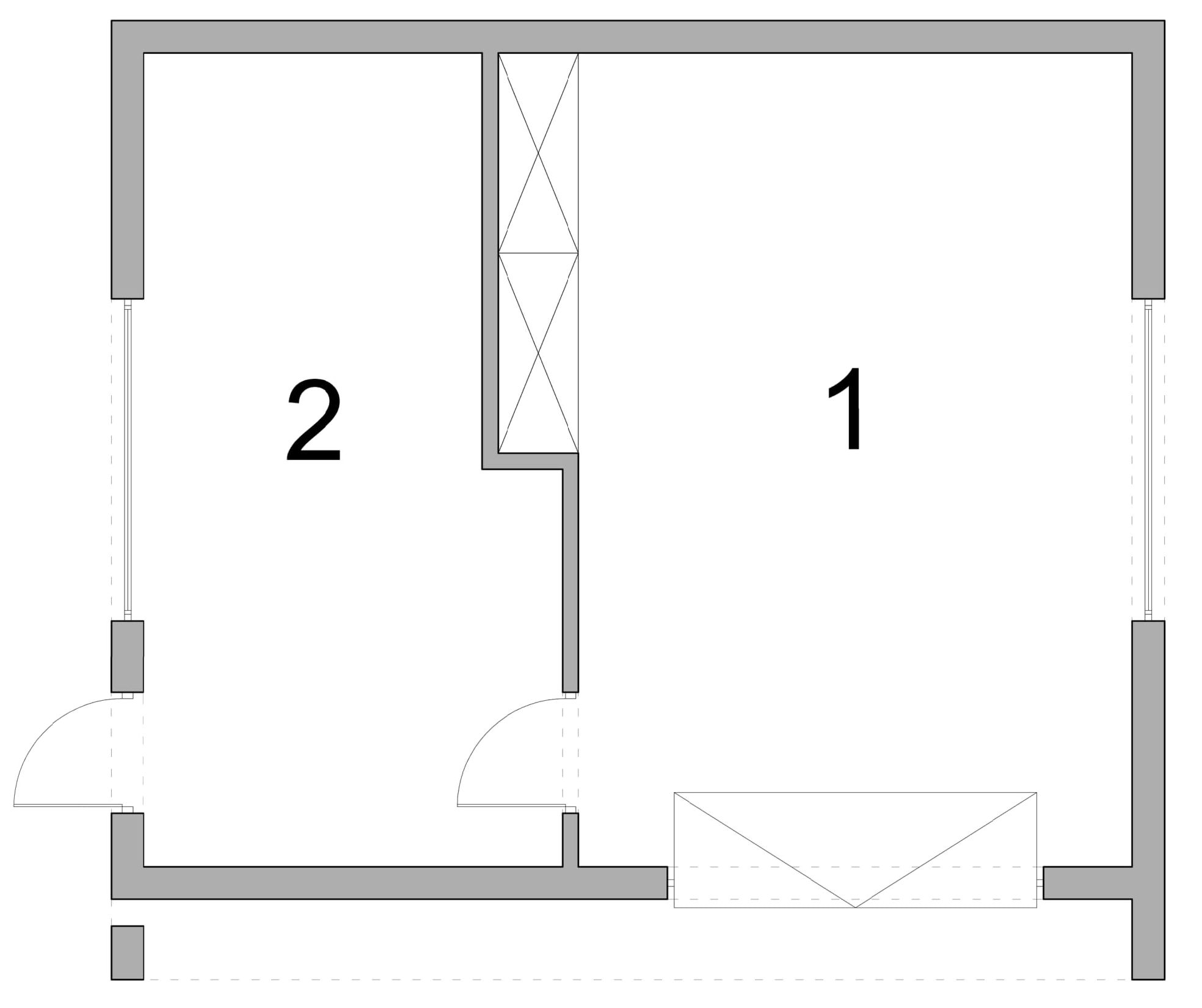 Projekt budynku gospodarczego BK-45