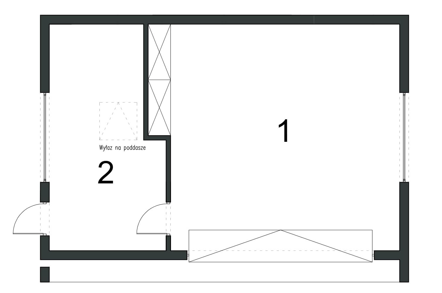 Projekt budynku gospodarczego BK-26